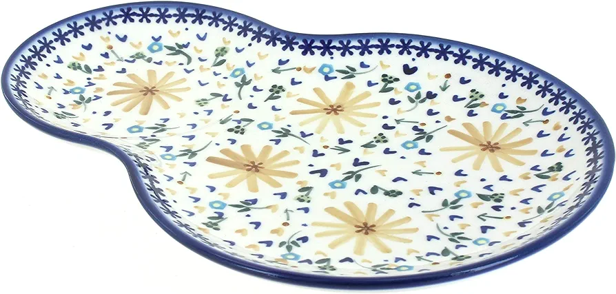 Blue Rose Polish Pottery Daisy Surprise Breakfast Plate BuyRadar