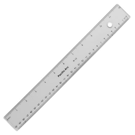 Fiskars 12 Wood Ruler, Inches and Centimeters 